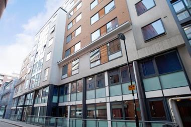 Therese House student accommodation in London that was co-owned by Harrison Street and GSA