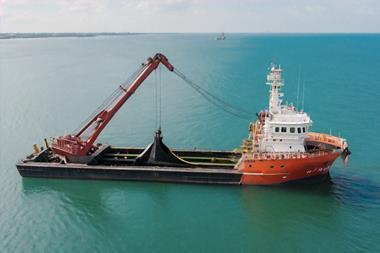 Generated image of dredging and marine salvage vessel