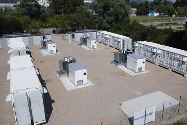 Caption- ZE Energy's Monfalcone battery storage project in Italy. Credit- ZE Energy.