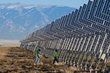 Solar panels in Colorado