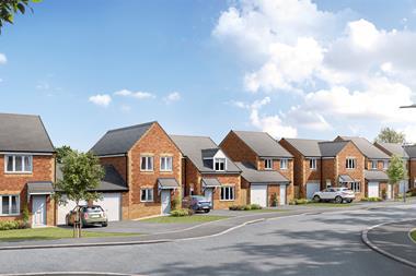 Some of the delivered houses