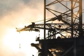 Oil rig platform
