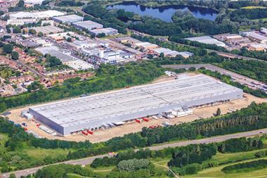 Distribution warehouse in Milton Keynes being refurbished for John Lewis