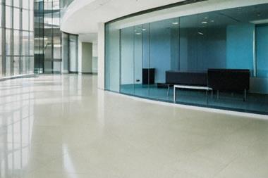 Generated image of an office building