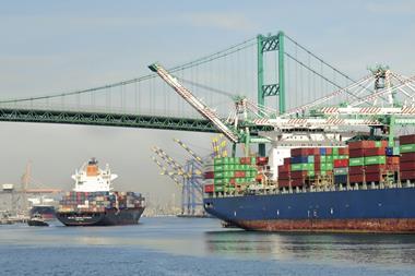 The Port of Los Angeles, California - the COVID lockdowns and recovering demand have created a backlog in global supply chains