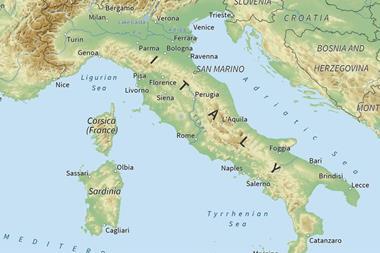 Italy map