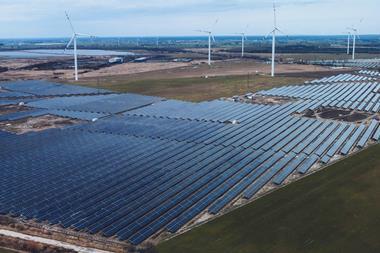 The photovoltaic farm