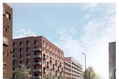 Rendering of Campus student housing project in Copenhagen
