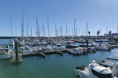 Boats and Ships in a Marina