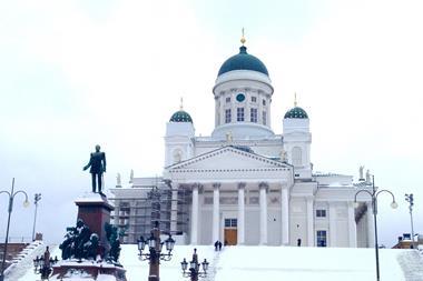 Helsinki snow