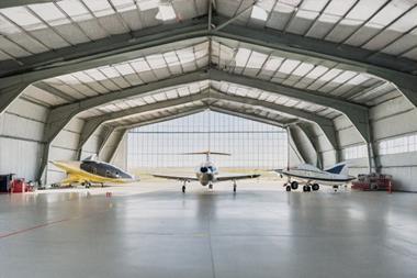 Plane hangar