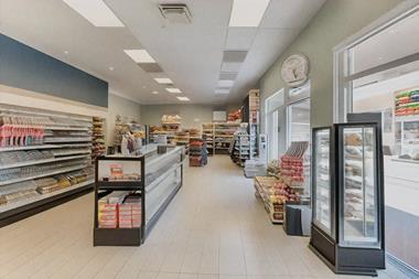 Generated image of a neighbourhood retail shop
