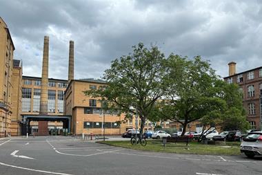 The Osram-Höfe building complex, formerly the German headquarters of the lightbulb manufacturer Osram,