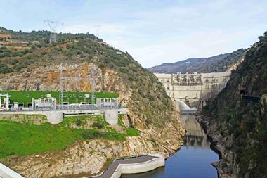 Hydroelectric plant in Douro, Portugal