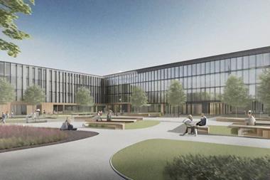 Generated CGI of a life science and tech campus