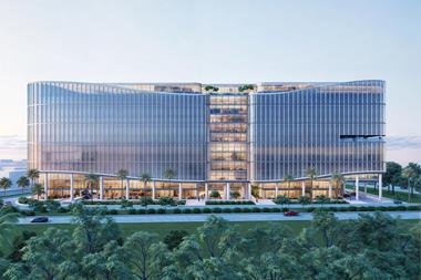 01_Hines_Trophy Office Mumbai_West Facade Elevation