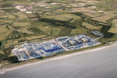 Sizewell C CGI aerial overview