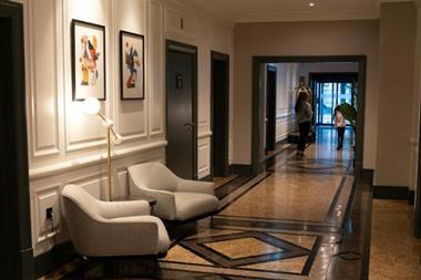 Hotel lobby