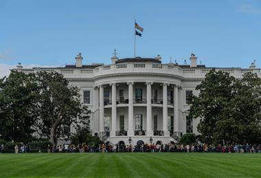 The White House in Washington, DC, US