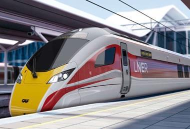 Illustration of LNER train