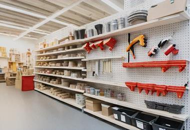 Generated image of a DIY store