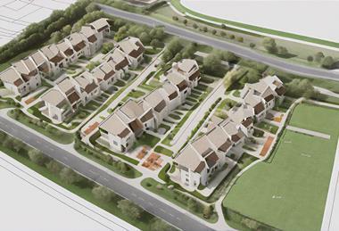 Generated image of a residential project