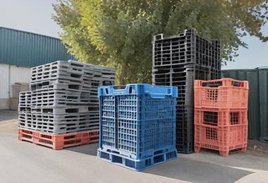 Plastic crates and pallets rental