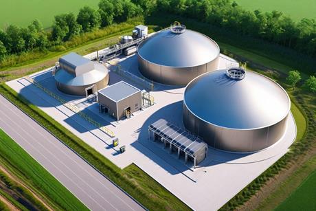 Biogas facility