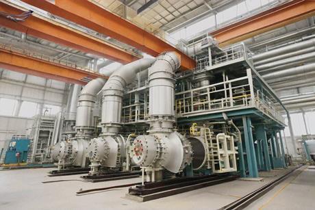 Generated image of a combined cycle gas turbine project