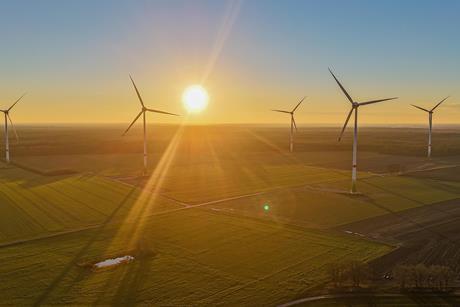 Teschendorf wind farm Germany, KGAL, Energiequelle