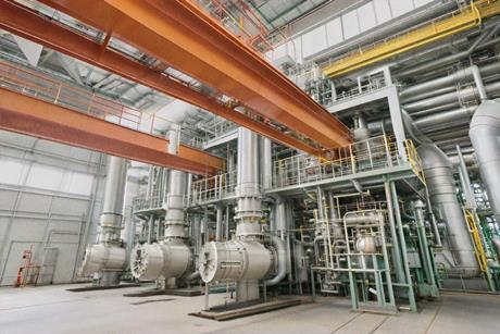 Generated image of a combined cycle gas turbine facility