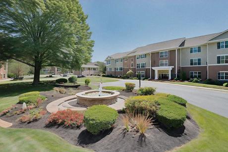 Generated image of a senior living community