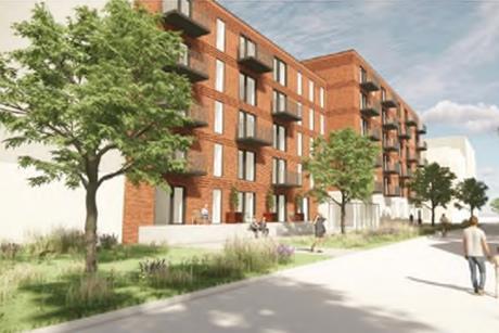 Visualisation: serviced apartments in Amager, Denmark