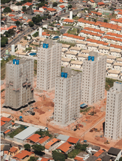 Housing construction in Brazil