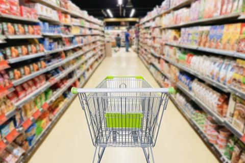 shopping trolley supermarket