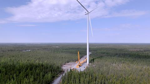 Pajuperänkangas windfarm project in Finland