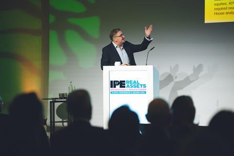 Olly Hughes at the IPE Real Assets Infrastructure & Natural Capital Conference