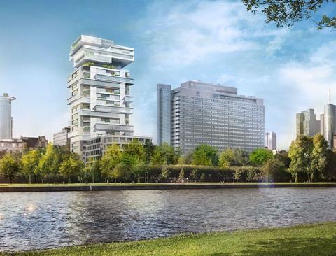 riverpark tower by ole scheeren buro os river view
