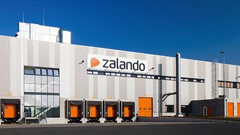 Zalando warehouse facade