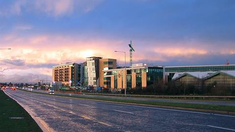 Sandyford industrial estate in Dubin