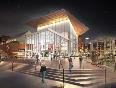 forum gdansk in poland is one of several new shopping centres being built in cee