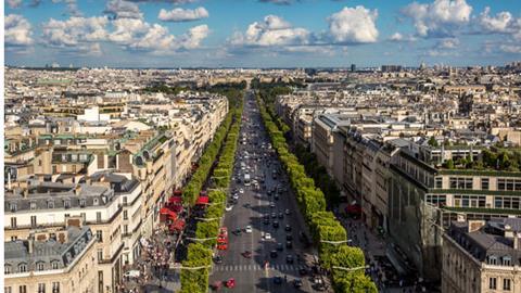 Paris skyline