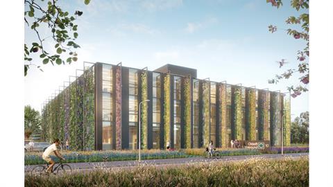 Future HQ of Oldelft at TU Delft Campus - artist impression cepezed