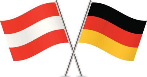 austrian and german flags