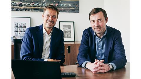 Charles Lasserre (left) and David Vermeesch,  co-heads of Colliers Belgium