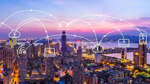 Image of a connected city.