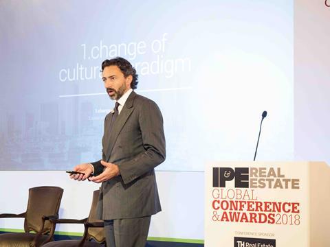 Manfredi Catella at the IPE Real Estate Global Conference & Awards 2018