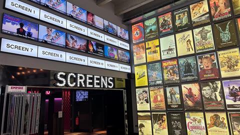 cinema screens are selling