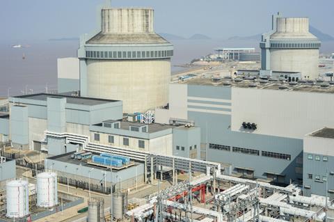 nuclear power plants in Sanmen County, China
