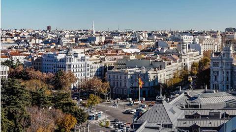 Madrid skyline